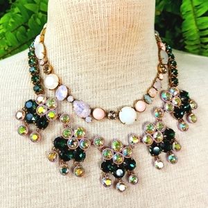 J. Crew pink Pastel Brulee Statement Necklace